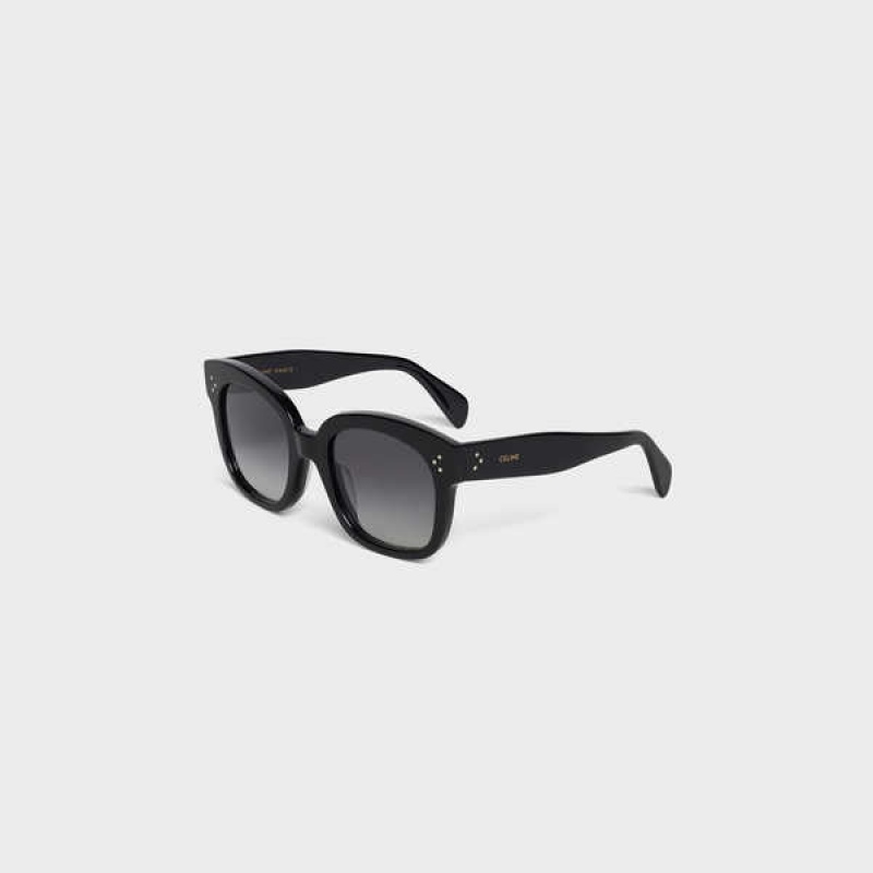 Lunette de Soleil Celine Oversized S002 In Acetate Noir | CL-592436