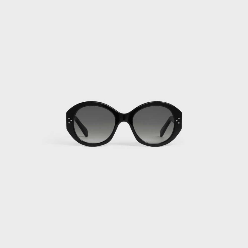 Lunette de Soleil Celine Round S240 In Acetate Noir | CL-592432