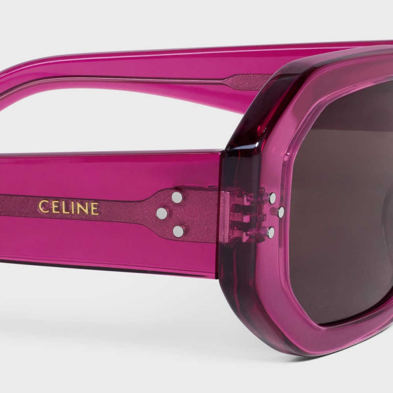 Lunette de Soleil Celine Square S255 In Acetate Rose | CL-592403