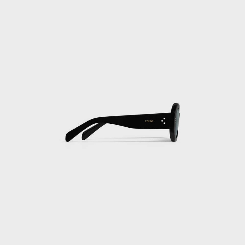 Lunette de Soleil Celine Square S255 In Acetate Noir | CL-592401