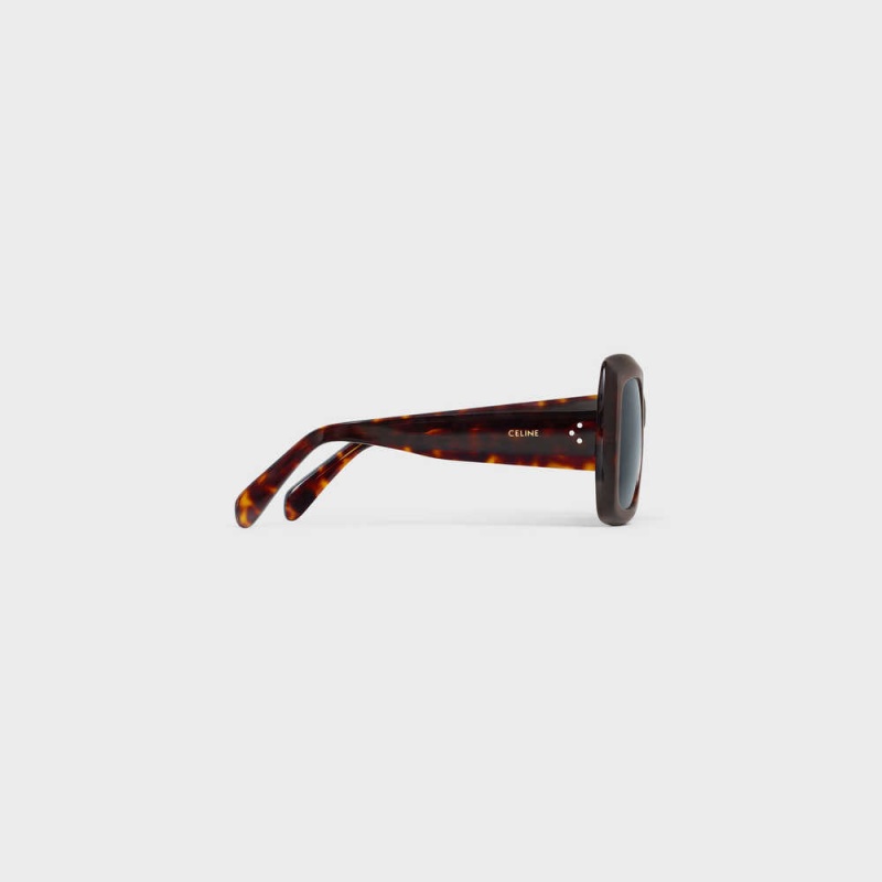 Lunette de Soleil Celine Square S263 In Acetate Marron | CL-592376