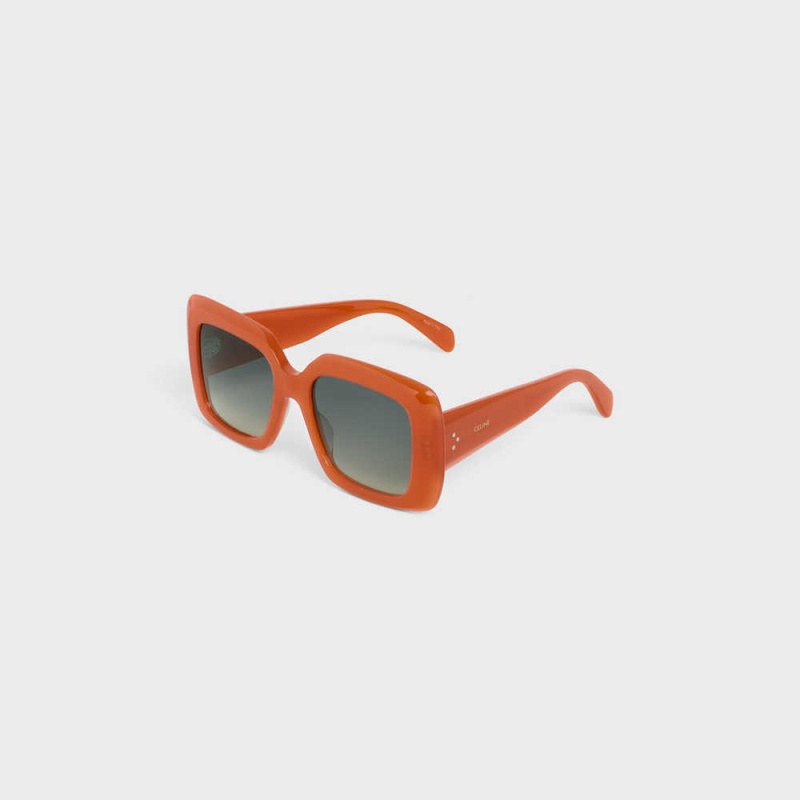 Lunette de Soleil Celine Square S263 In Acetate Rouge | CL-592375