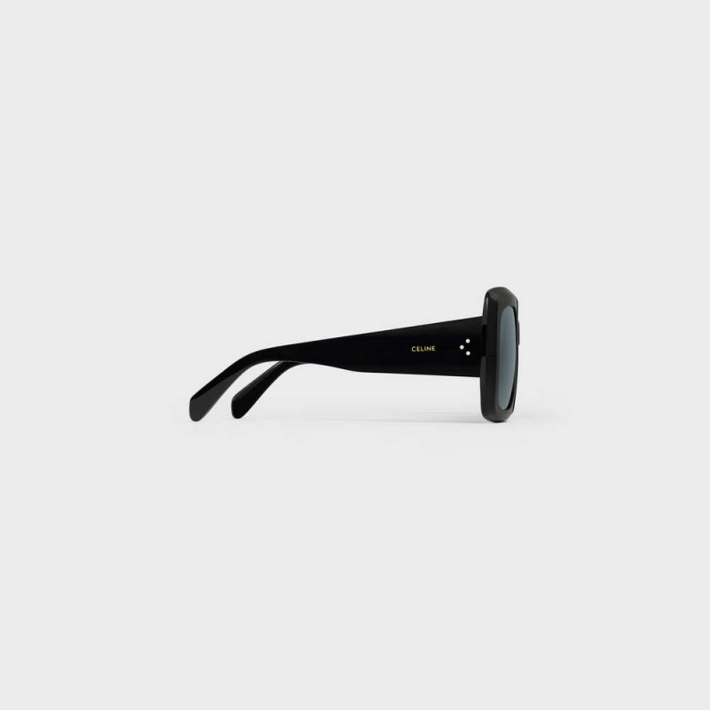 Lunette de Soleil Celine Square S263 In Acetate Noir | CL-592374