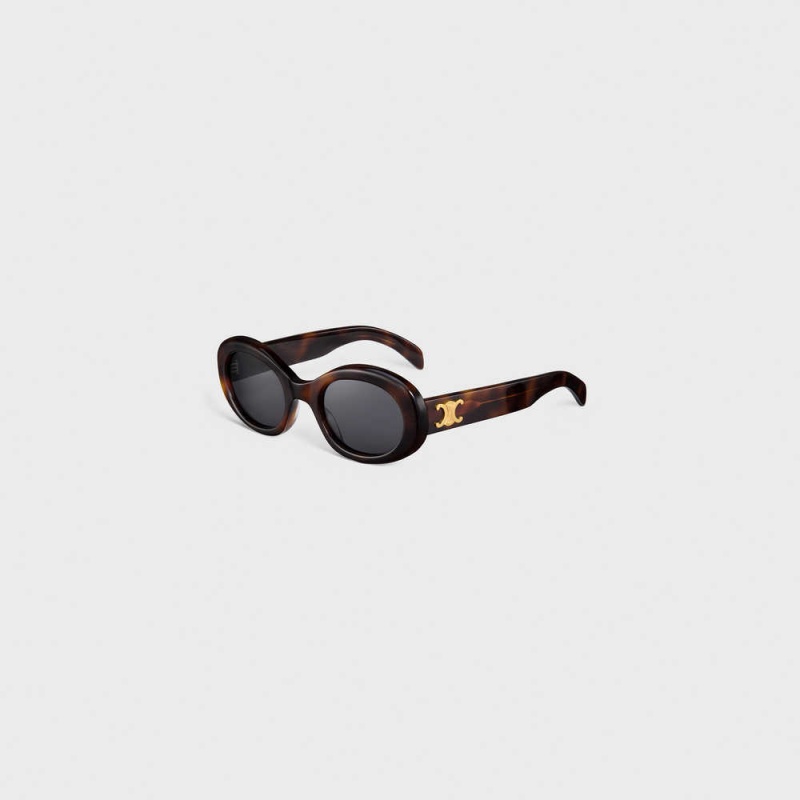 Lunette de Soleil Celine Triomphe 01 In Acetate Marron | CL-592380