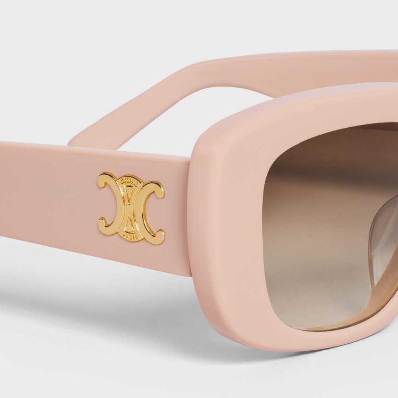 Lunette de Soleil Celine Triomphe 04 In Acetate Beige | CL-592394