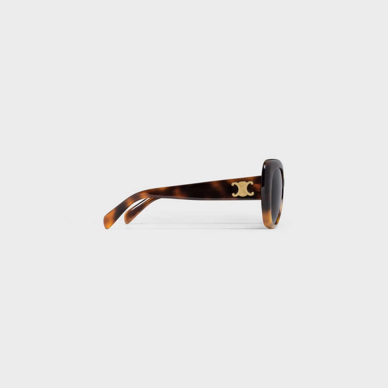 Lunette de Soleil Celine Triomphe 06 In Acetate Marron | CL-592406