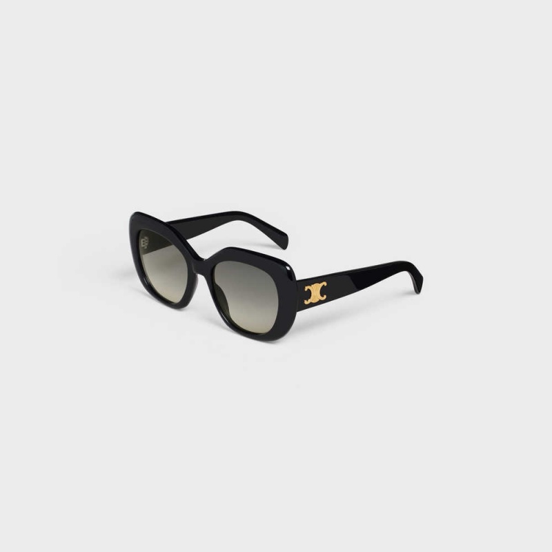 Lunette de Soleil Celine Triomphe 06 In Acetate Noir | CL-592405