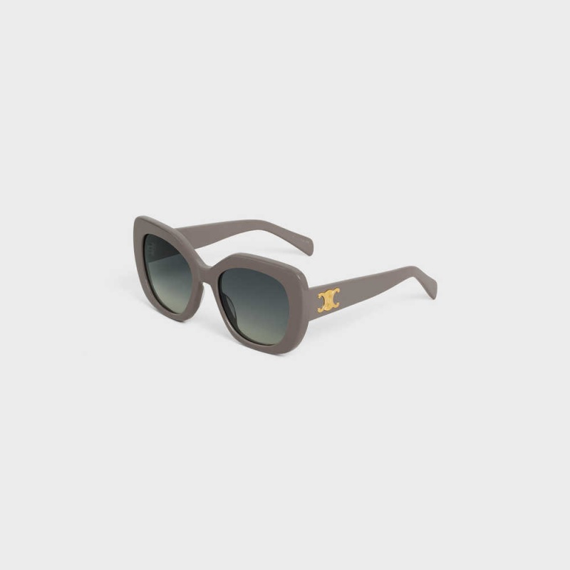 Lunette de Soleil Celine Triomphe 06 In Acetate Grise | CL-592384