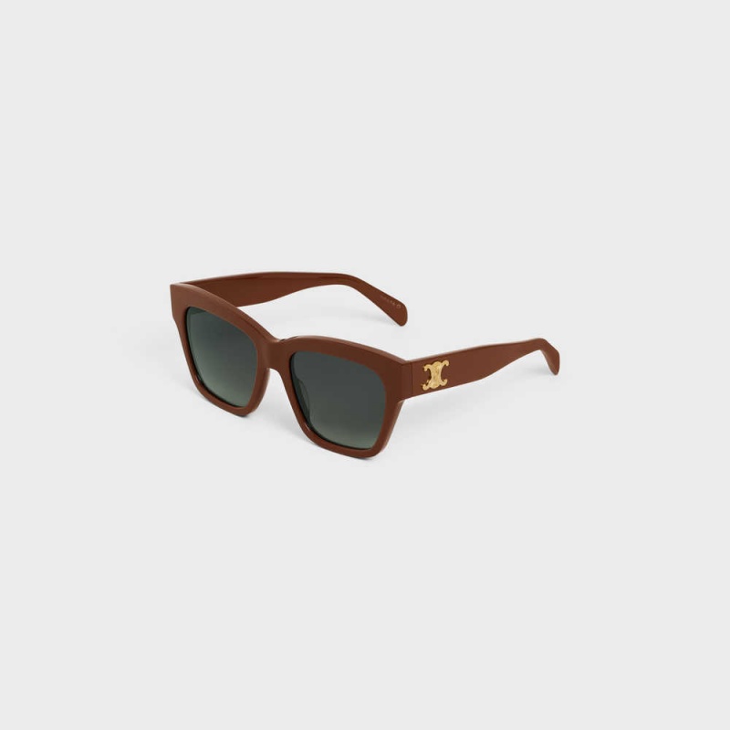 Lunette de Soleil Celine Triomphe 09 In Acetate Chocolat | CL-592390