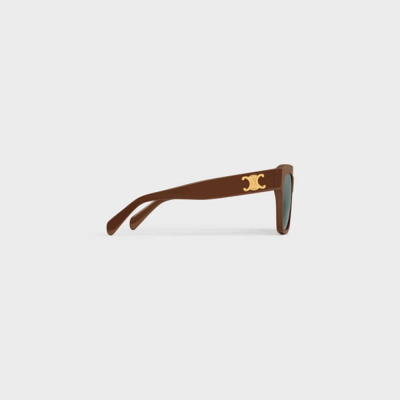 Lunette de Soleil Celine Triomphe 09 In Acetate Chocolat | CL-592390