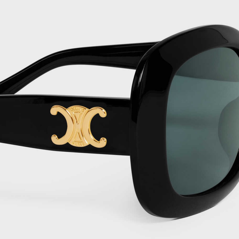 Lunette de Soleil Celine Triomphe 10 In Acetate Noir | CL-592396