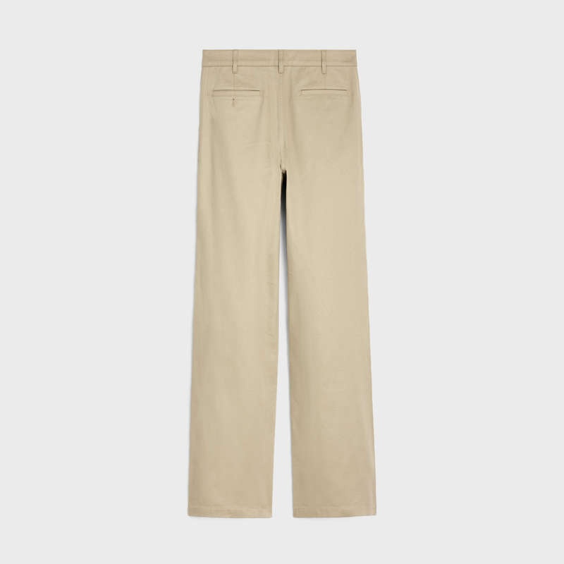 Pantalon Celine Droit Chinos In Coton Twill Lavage | CL-592064