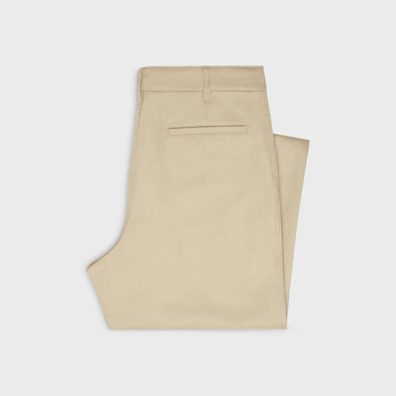 Pantalon Celine Droit Chinos In Coton Twill Lavage | CL-592064