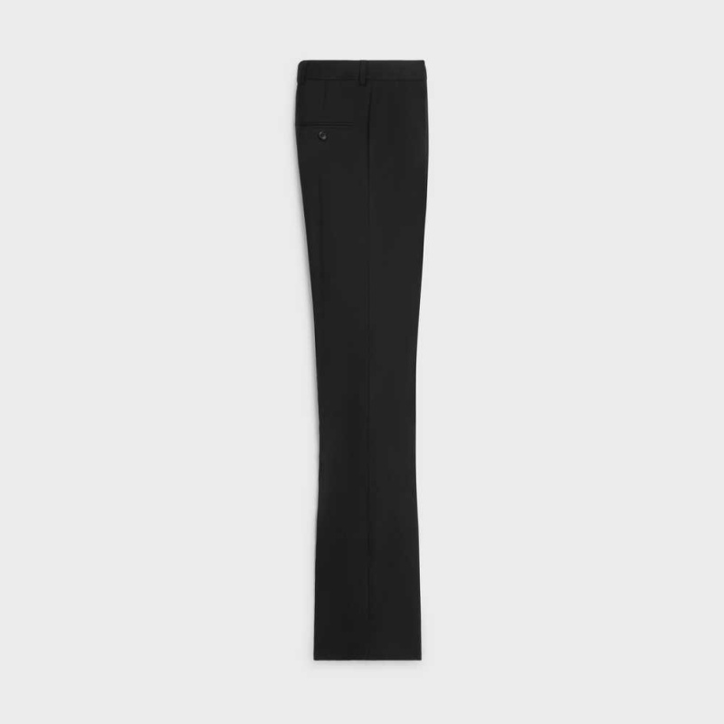 Pantalon Celine Dylan In Cashmere Flannel Noir | CL-592733