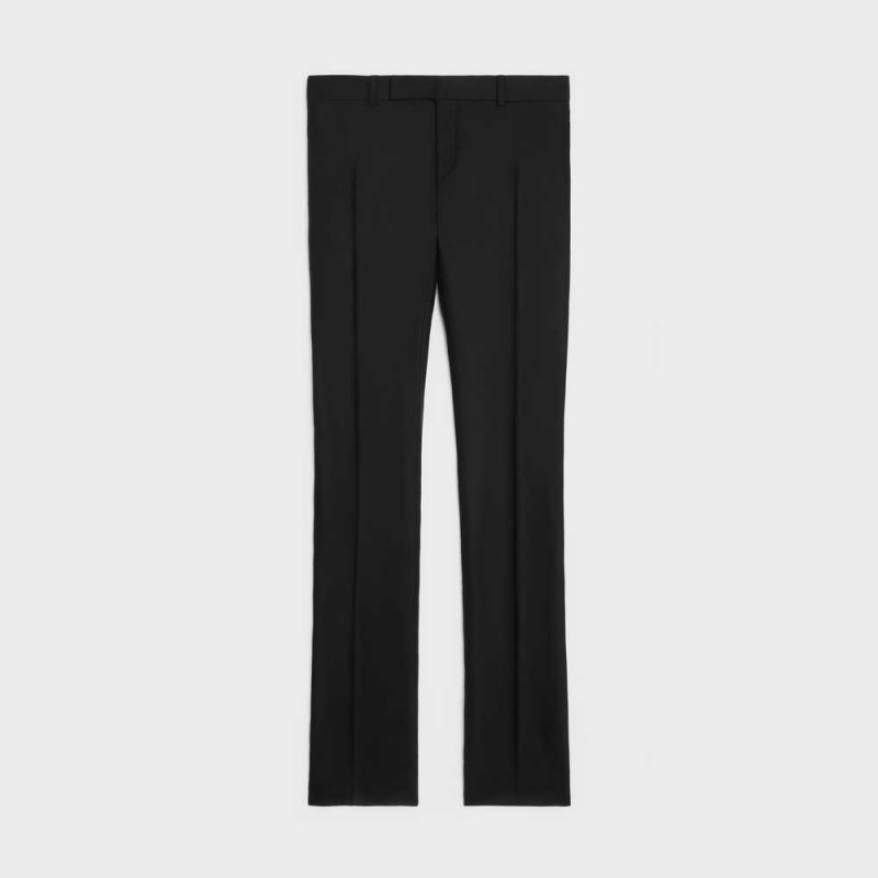 Pantalon Celine Dylan In Cashmere Flannel Noir | CL-592733