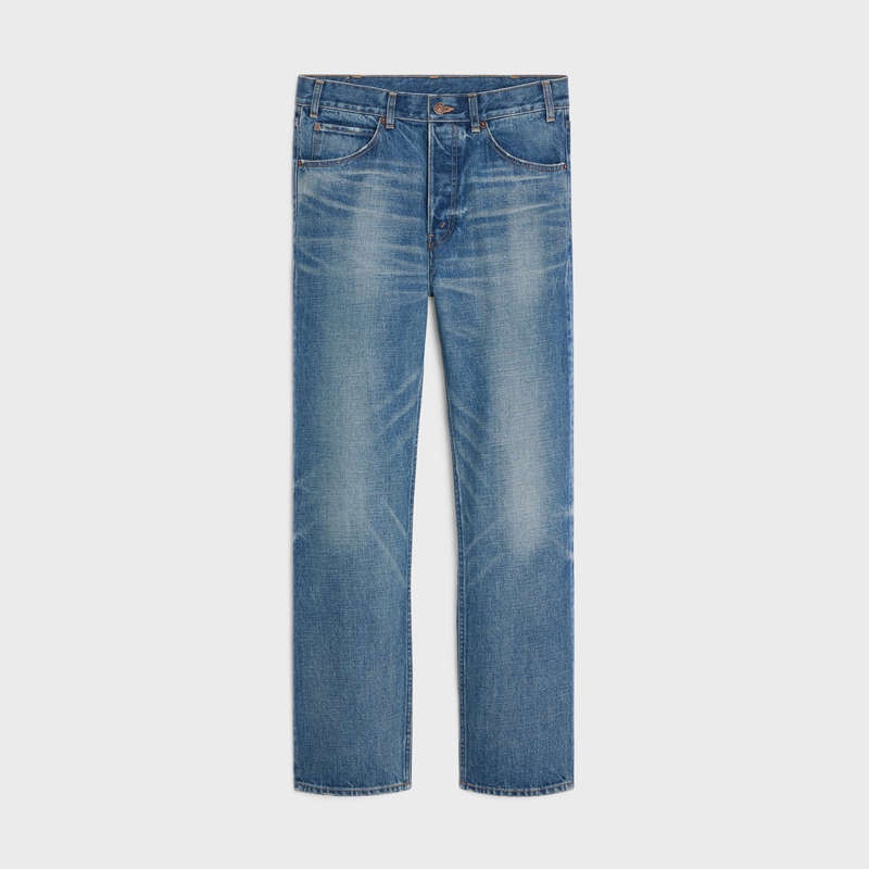 Pantalon Celine Kurt Jeans In Union Wash Denim Lavage | CL-592050