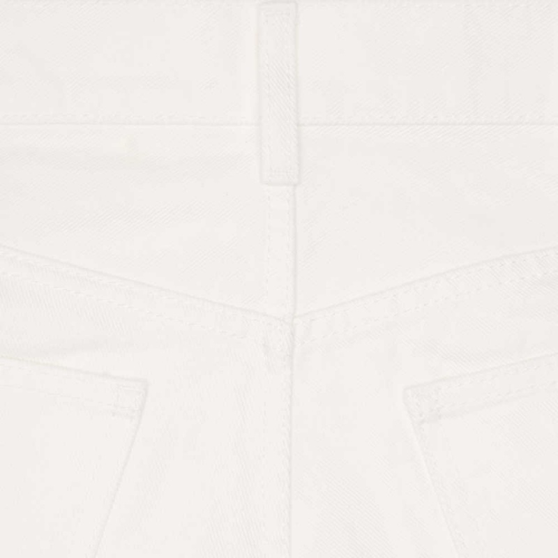 Pantalon Celine Polly Jeans In Optic Wash Denim Blanche Lavage | CL-592712