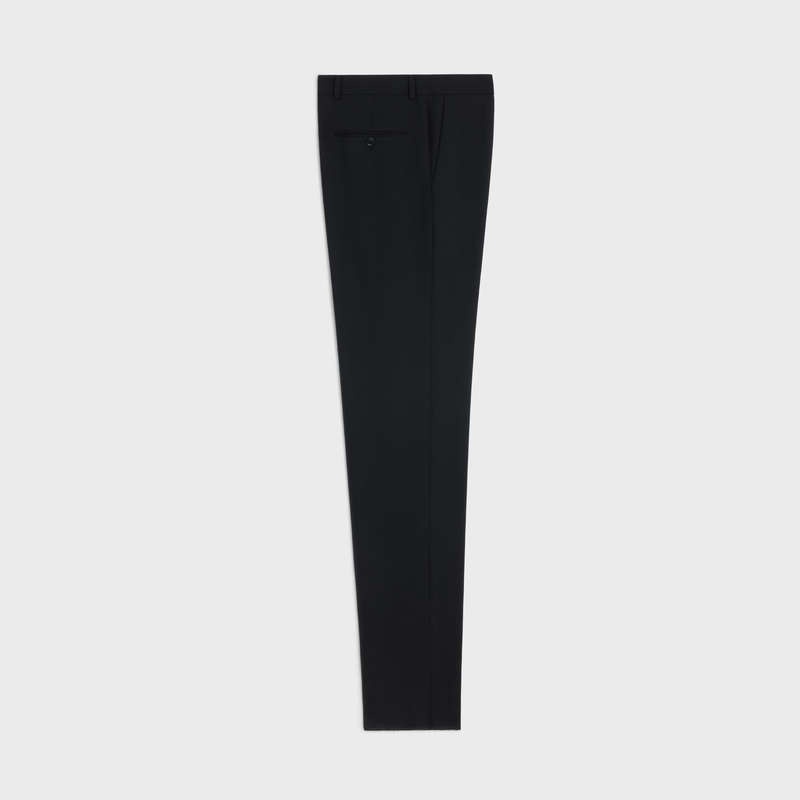 Pantalons Celine Classiche In Laine Gabardine Noir | CL-592020