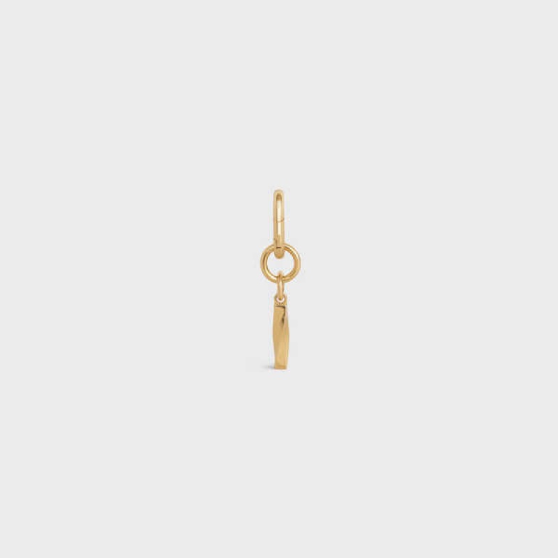 Petite Maroquinerie Celine I Charm In Brass Doré | CL-592929