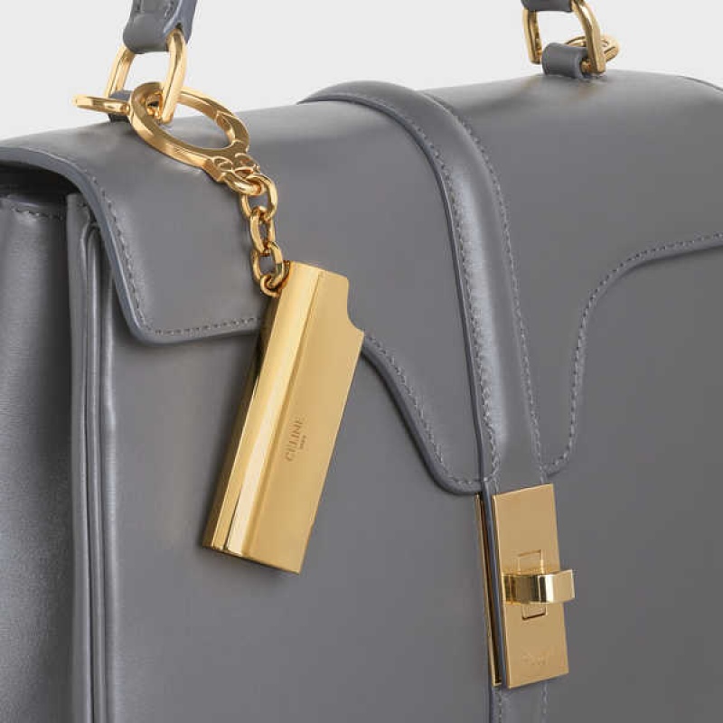 Petite Maroquinerie Celine Lighter Case Charm In Brass Doré | CL-592920