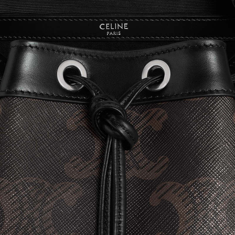 Sacs À Dos Celine Large In Triomphe Tela Xl Noir | CL-591838